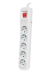 Armac ARC 5 šedá / Přepěťová ochrana / 5 zásuvek / 5 m kabel (ARC5/50/SZ)
