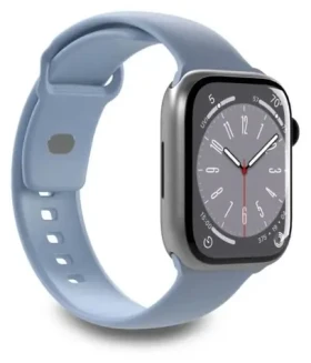 Puro Icon Powder Blue / Silikonový řemínek / pro Apple Watch 42/44/45/49 mm (PUICNAW44LBLUE)