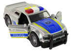Mamido Autíčko policie se světly 1:14 stříbrné