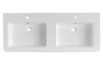 Nábytkové dvojumyvadlo Naturel Pavia 120x49 cm dva otvory pro baterii PA12049 PA12049