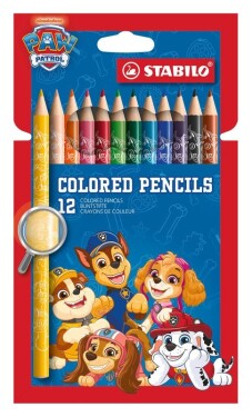Pastelka - STABILO PAW Patrol - 12 ks sada - s potisky PAW Patrol