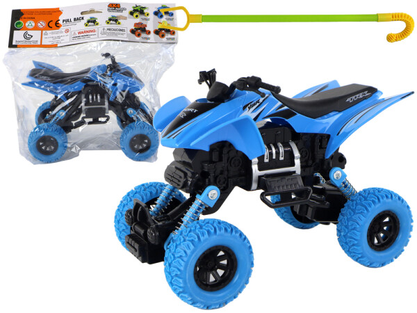 Mamido Terénní autíčko s tlačnou tyčí Quad XC modré