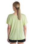 ICEBREAKER Wmns Drayden Reversible SS Top, Glazen (vzorek) velikost: S