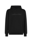ICEBREAKER Mens Merino 360 RealFleece Elemental LS Hood, Black (vzorek) velikost: M