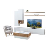 Nábytek Mikulík Obývací stěna CUBE č. 11 horní výklopná závěsná skříňka š. 120 cm MIK-279367311