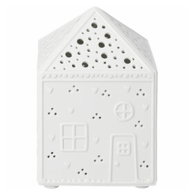 Räder Porcelánový LED svítící domeček Light, bílá barva, porcelán