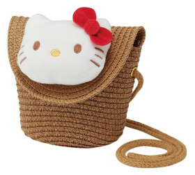 Slaměná taška přes rameno - Hello Kitty