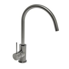Dřezová baterie SAT Aurum s otočným ramínkem broušený gun metal SATBAUR280BGM SATBAUR280BGM
