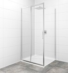 Sprchový kout obdélník 100x80 cm SAT TEX SIKOTEXD100STENA80 SIKOTEXD100STENA80