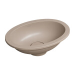 OMNIRES - SHELL M+ podumyvadlo, 38 x 25 cm, písková béžová matná, SHELL380UPDB
