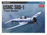 Academy Model Kit letadlo 12331 USMC SBD 1 Pearl Harbor CF 36 12331 1:48