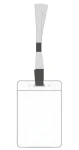 EUROSUPPLIES Šňůrka LILY černá / Šňůrka na krk / Klip / 900 mm / šířka 10 mm