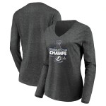 Fanatics Dámské tričko Tampa Bay Lightning 2020 Stanley Cup Champions Locker Room Laser Shot V-Neck dlouhý rukáv Velikost: XL