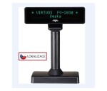 Virtuos VFD zákaznický displej Virtuos FV-2030B 2x20 9mm, serial, černý