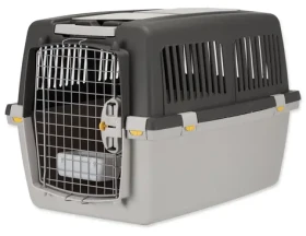 Trixie Gulliver 4 šedá S–M / Přepravka pro zvířata / IATA sada / 52 × 51 × 72 cm / nosnost 18 kg (G14-39871)