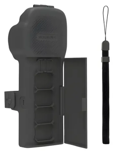 Sunnylife OP3-K019 šedé / Pouzdro / DJI Osmo Pocket 3 / Popruh a šňůrka na krk (OP3-K019-GY)