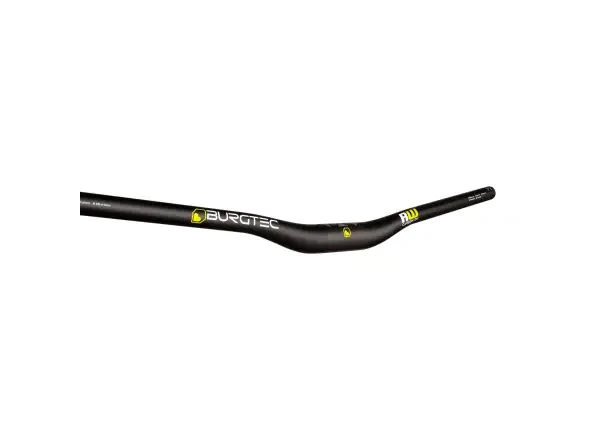 Burgtec Ride Wide Carbon DH MTB řídítka 35/800 mm černá zdvih 20 mm