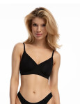 Dámská podprsenka soft Simple T-Shirt BRA Černá - Julimex černá M