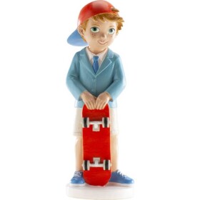 Figurka na dort skateboardista 16cm - Dekora