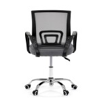 Dětská židle, výškově nastavitelná, šedá síťovina, KA-L103 GREY