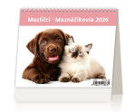 Stolní kalendář 2026 Helma MiniMax - Mazlíčci