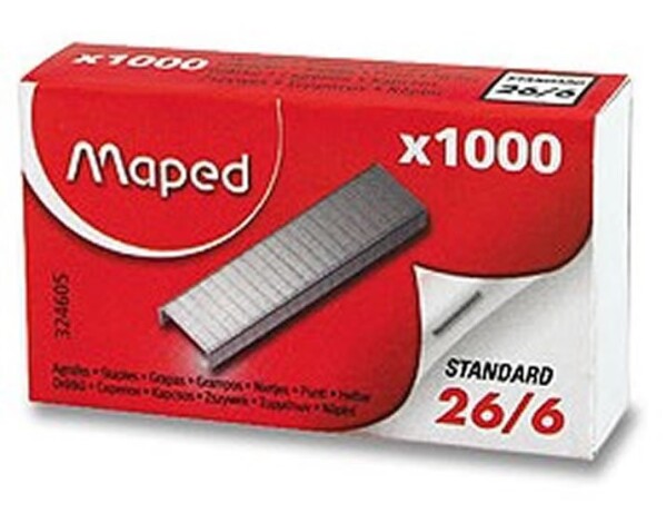 Maped - Drátky 26/6 1000ks