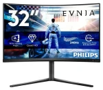31,5" Philips Evnia 5000 32M2C5500W černá / Monitor / VA zakřivený / QHD / 240Hz / 0,5ms / HDR400 / FreeSync Premium Pro (32M2C5500W/00)