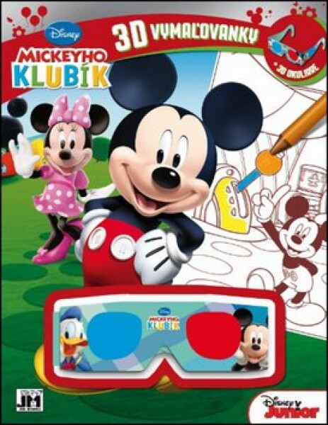 Mickeyho klubík 3D vymaľovanky