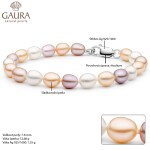 Perlový náramek Jenny - sladkovodní perla, stříbro 925/1000, 18 cm