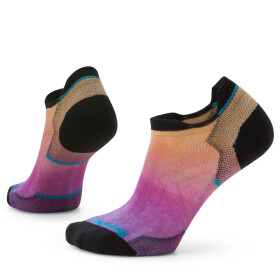 Dámské merino běžecké ponožky SMARTWOOL Women's Run Zero Cushion Ombre Print Low, Tandoori Orange velikost: 42-45 (L)