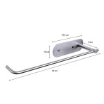 Erga Těsto, držák na kuchyňské papírové utěrky 32cm, nerezová, ERG-YKA-CH.CESTO