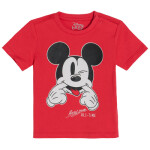 Tričko s krátkým rukávem Mickey Mouse- červené - 74 RED