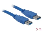 Delock USB-A - USB-A 3.0 modrá / USB kabel / 5 m (82537)