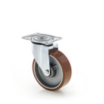Strongo Kolečko s polyuretanovým běhounem 80 mm, otočné,150 kg 5007