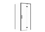 CERSANIT - SET C97 Sprchový kout Larga, pravý, 80x90x195, černý, čiré sklo S601-299