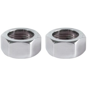 Matice převlečná, pro nástěnné baterie, sada 2ks, chrom, BALLETTO