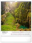 Nástěnný kalendář 2026 NOTIQUE - Toulky moravskou krajinou, 30 x 34 cm
