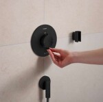 HANSGROHE - Ecostat Comfort S Sprchová baterie pod omítku, s termostatem, matná černá 33714670