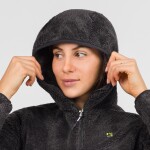 KARPOS Vertice Hoodie W Fleece, Black velikost: M