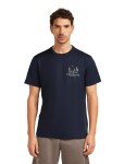Pánské merino triko s krátkým rukávem ICEBREAKER Mens 150 Tech Lite SS Tee Peaceful Pass, Midnight Navy velikost: L
