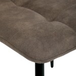 Jídelní židle, hnědá, látka vintage, CT-281 BR3