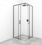 Sprchový kout čtverec 80x80 cm SAT TEX BB SATTEXQBB80CT SATTEXQBB80CT