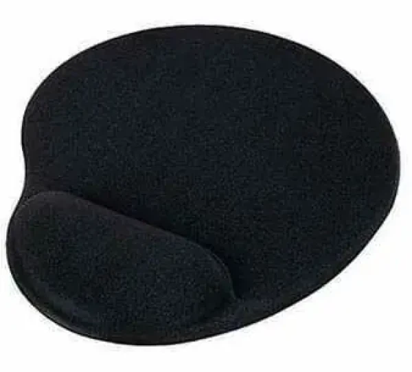 PremiumCord Podložka pod myš gelová černá / Podložka pod myš / Ergonomická / Gelová opěrka zápěstí (pmg-black)