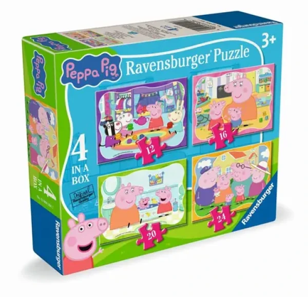 Ravensburger Prasátko Peppa 4v1