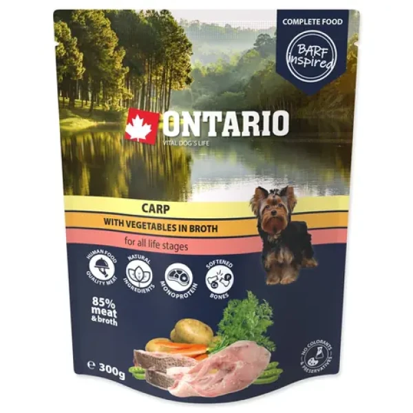 Ontario Kapsička kapr se zeleninou ve vývaru 300g (214-3393)