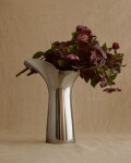 Georg Jensen Váza Bloom Botanica 22 cm, stříbrná barva, kov