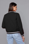 Černá dámská bunda typu bomber (16M9070-392) odstíny černé XL (42)