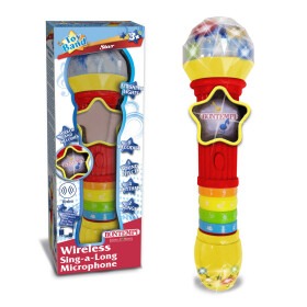 Mikrofon bezdrátový se světelnými efekty a melodiemi - Bontempi