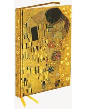 Zápisník Gustav Klimt: The Kiss (Foiled Journal)