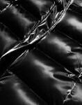 Černá péřová dámská zimní bunda (xw822x) odstíny černé XXL (44)